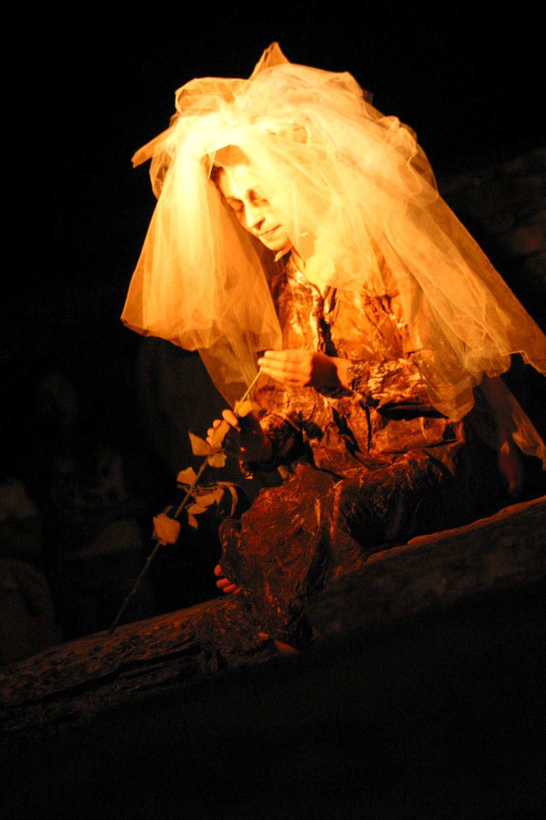 The Spoon River Anthology, veiled figure