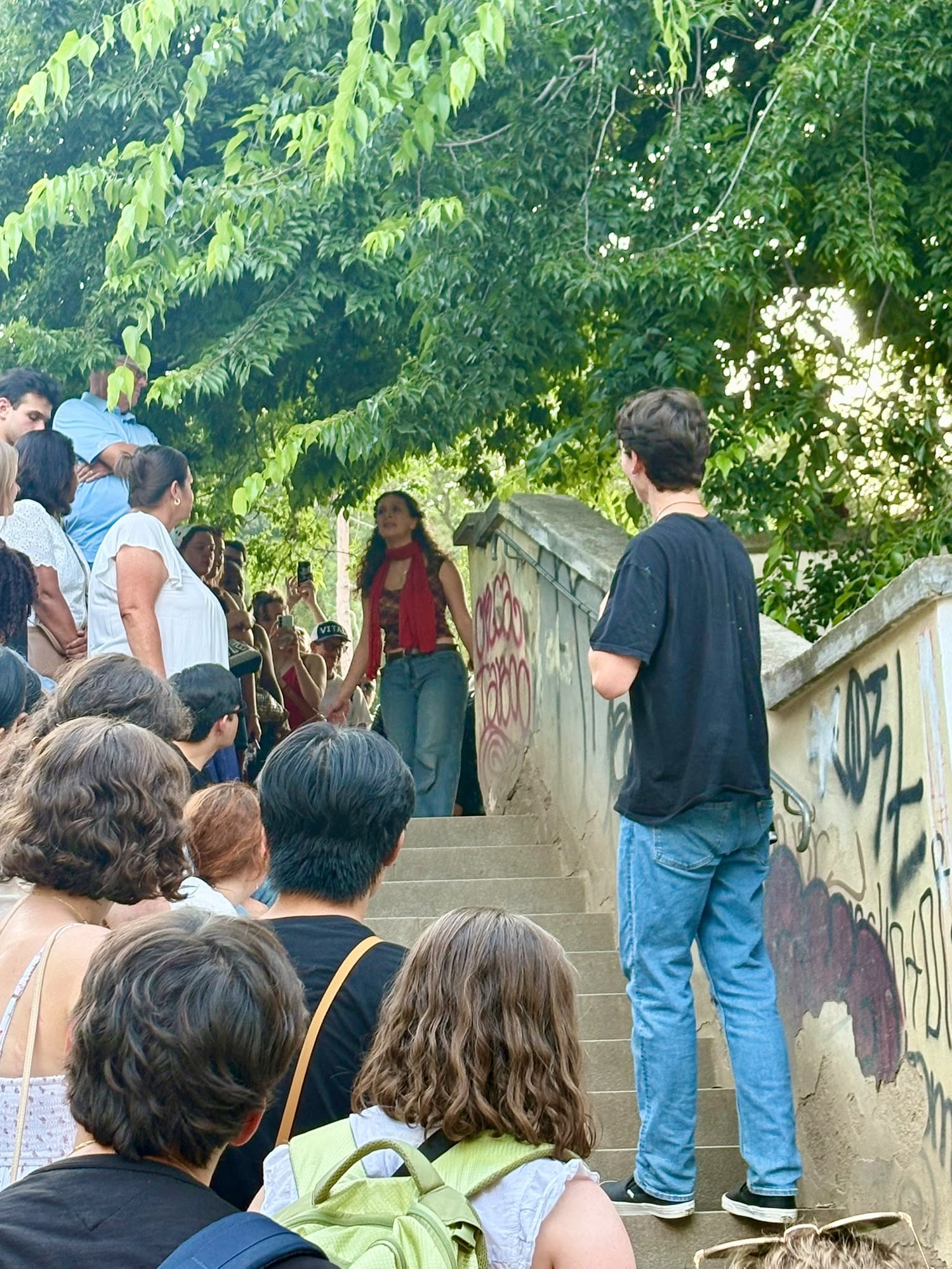 Romeo and Juliet production photo, Prague Shakespeare Company
